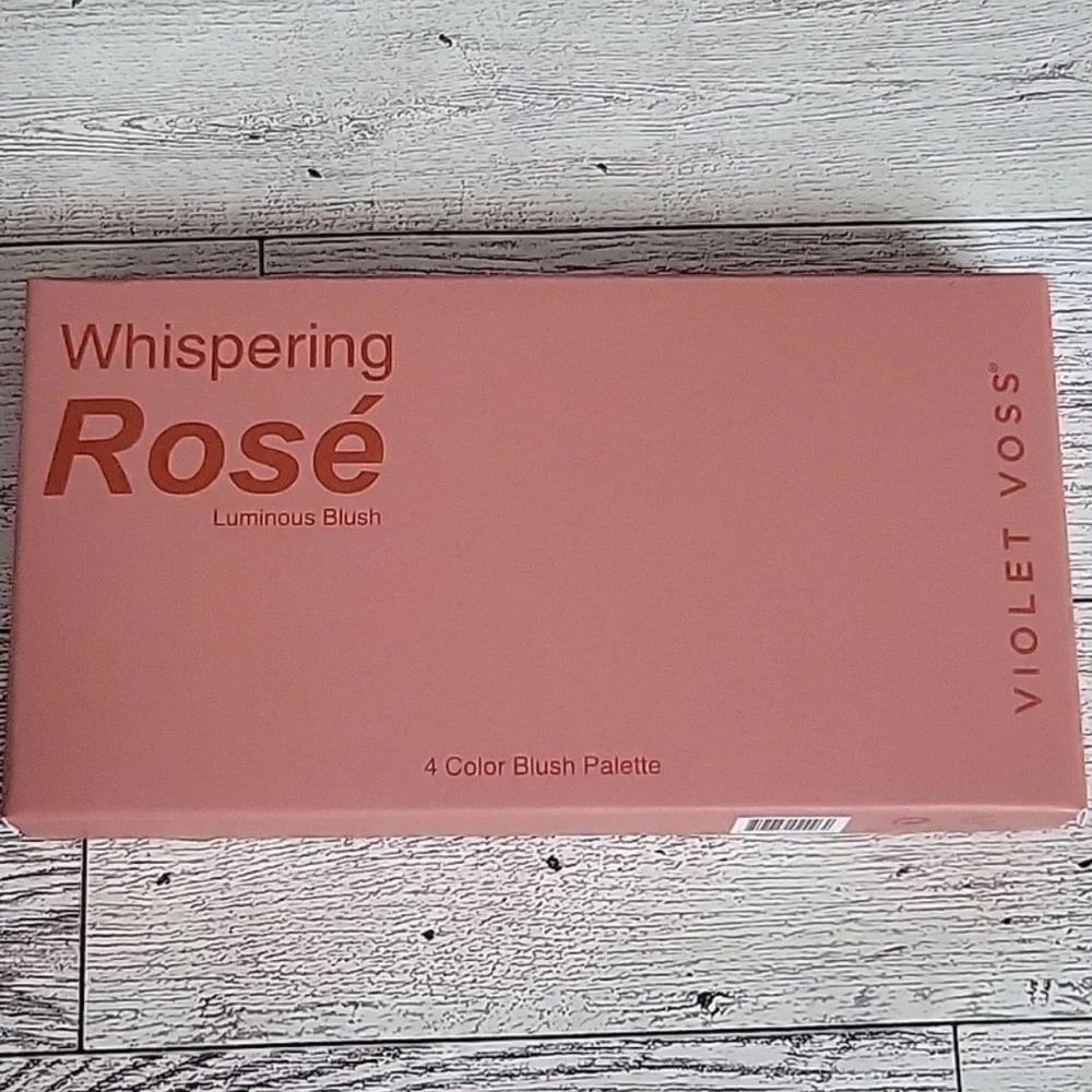 NWT Violet Voss Limited Edition Whispering Rose Blush Face Highlight Palette